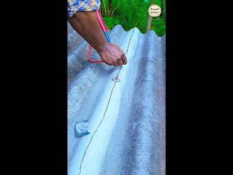 How to repair a broken Cement Sheet? | Tamil | Jailer | Tamil Jailer