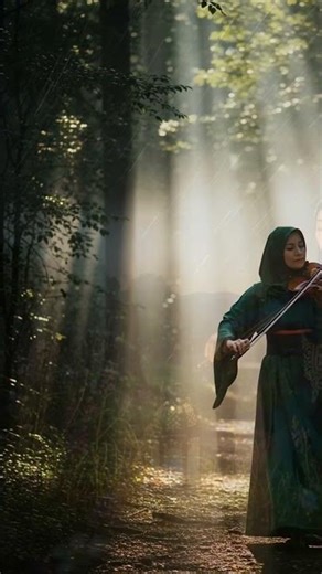Orchestral Echoes of Remembrance: A Violin's Heartfelt, Emotional Journey