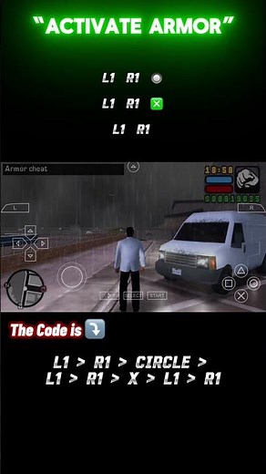 Liberty City Cheat Codes 🔥 | Health + Armor + Money | GTA Tips #shorts