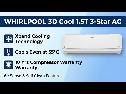 Whirlpool 1.5 Ton 3 Star 3DCool Inverter Split AC- Complete Details Review | Review in Hindi |
