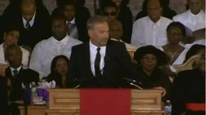 Emotivo discurso de Kevin Costner en el funeral de Whitney Houston. (YouTube)