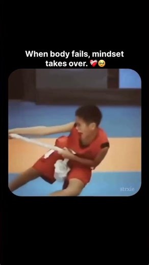 When body fails, mindset takes over. 🥹❤️‍🩹