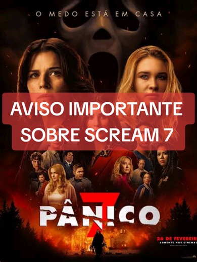 ⚠️ RUMOR ⚠️ ❌NÃO HAVERÁ UM SEGUNDO TRAILER DE SCREAM 7. A Paramount está acreditando que o público vai se surpreender com o filme e estão evitando vazar cenas do filme. #screammovie #scream7 #spoilers #paramount