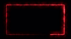 Download Red Neon Led Line Frame Background for free