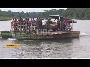 Operation Shujaa - The risks UPDF soldiers undertake to cross river Semuliki in DR. Congo