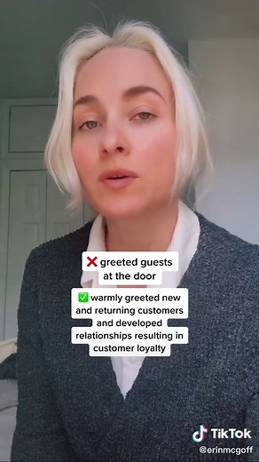 Reply to @stef.graser of course! Here are some ideas. 🙂🍔🤵🏼‍♂️ #careertiktok #resume #jobinterview #interviewtips #server #learnontiktok