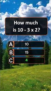 Math Quiz | Can You Solve These Fast & Fun Questions? | Brain Challenge