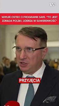 Wipler reaguje na słowa Tuska. Zarzuca KO zdradę Polski #polityka #sejm