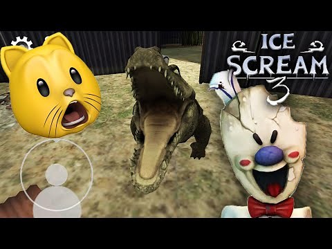 Rod Has A CROCODILE In ICE SCREAM 3!! | Fan Choice FRIGHTday