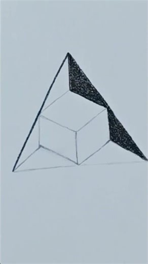 Easy 3D Triangle Illusion 😱 | Wait Till End!