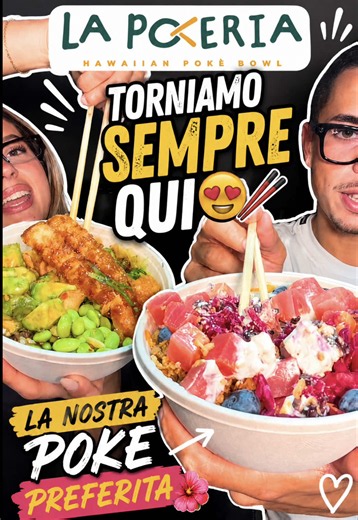 Colori, freschezza e sapori che non deludono mai 🌺🥢 Ecco perché @Lapokeria continua a essere una delle nostre scelte preferite ❤️ #sushi #muckbang #poke #pokebowl #cibo
