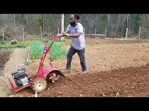 How we make our rows in the garden