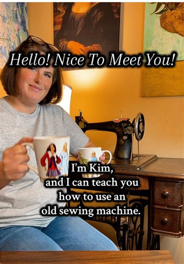 Learn to Use a Vintage Treadle Sewing Machine