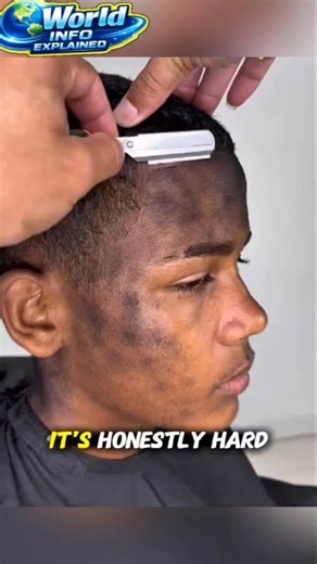 Amazing Face Shave Transformation #barber #transformation #grooming #shortvideo #shorts