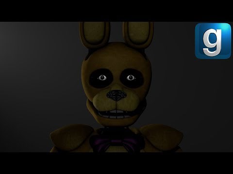 Gmod FNAF | Review | New Creepy Spring Bonnie Ragdoll!