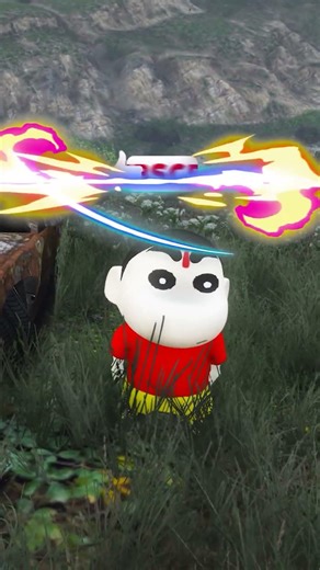 Shinchan 🤣 Uses Magical Pond For Upgrading Car 🔥 #bommalu #shinchan #gta5telugu #gta5shorts #shorts