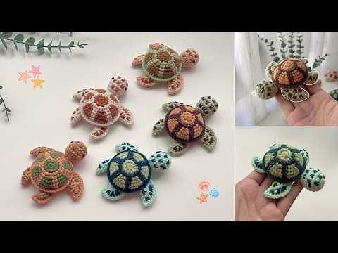 Crochet Sea Turtle Tutorial 🐢 | Easy & Cute Ocean Amigurumi 🌊
