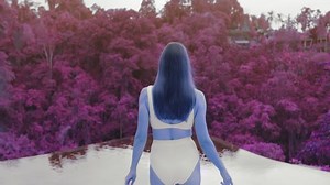 Blue Alien Woman Walking Into Swimming Stock Footage Video (100% Royalty-free) 1047373546 | Shutterstock