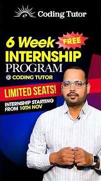 6-Week Free Internship