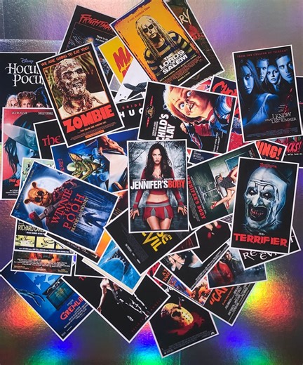 Mini Horror Movie Posters, Halloween Collection, Magnet Cardstock (2x3 In) - Etsy