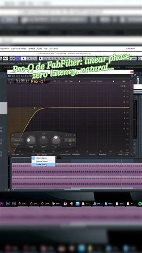 Pro-Q de FabFilter: linear phase, zero latency, natural... ¿Cuál es el indicado para tu proyecto? #Audio #ProQ FabFilter ProducciónMusical | Más Sabor Estudios