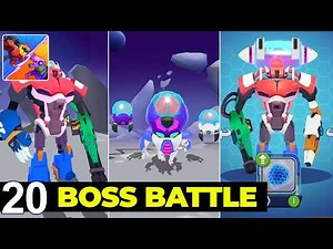 BOSS BATTLE! 🧠⚡ Defeating ULTRA MIND the Electric Brain | Monster Brawl Robot Defender Part 20