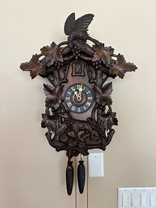 Antique Black Forest Cuckoo Clock: Aesop's Fable, Hand Carved Wood - Etsy