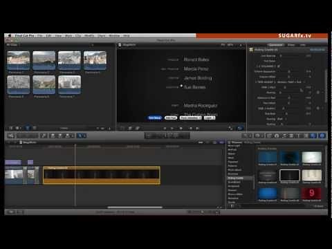 Rolling Credits Tutorial for Final Cut Pro X