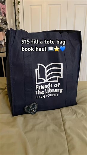 book haul ft. leon county’s public library sale!! 📖⭐️💙