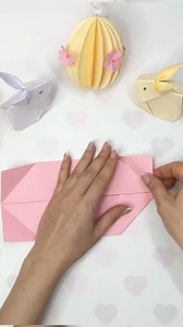 Paper Rabbit 🐇 Part 01 #easter #diy #craftidea #hobby #paper #origami #craft | AKR Craft