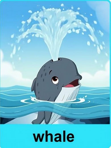 Learn About Whales for Kids 🐋 | Fun Ocean Animal Learning Video for Preschool & Kindergarten