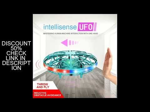 UFO induction aircraft remote control aircraft flying ball drone gesture intelligent suspended flyin