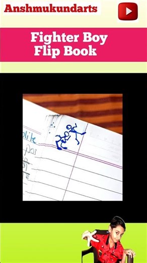 Flipbook Fight || Flipbook Fight Kaise Kare 😎#shorts #ytshorts #Anshmukundarts