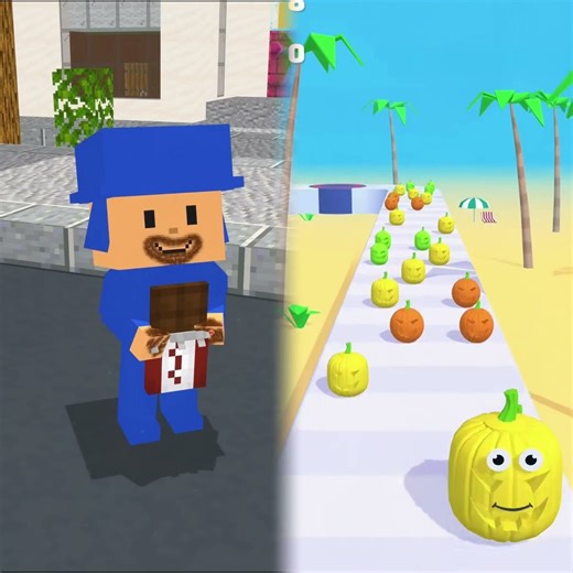 POCOYO Y SU CHOCOLATE #shorts #minecraft #smilingcritters #sprunki #poppyplaytime4