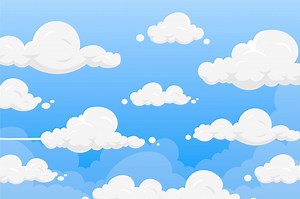 Premium Vector | Sky - background for video conferencing