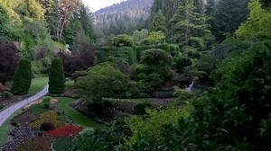 The famous gardens of Butchert on Victoria Island. Canada. The Butchart Gardens