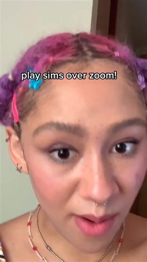 tutorial: play sims with your friend's remotely, or any other conputer game you can open in a window!! #fyp #foryou #sims #zoom #zoomhacks #remote #fu