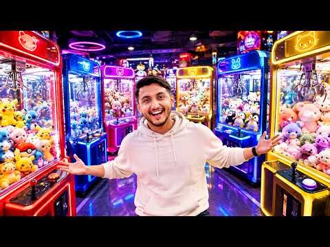 I TRIED EVERY CLAW MACHINE IN EVERY ARCADE | GAURAV RAUTELA