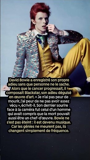 Le dernier bal de Bowie
