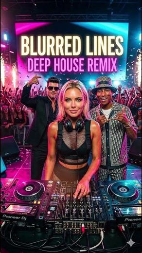 Robin Thicke - Blurred Lines ft. T.I., Pharrell (Deep House Remix)