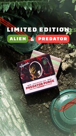 Discover a universe of dangerous freshness with these Alien & Predator™-inspired briccs that will hunt down, rip up and destroy grime in no time. ALIEN AWAKENING & PREDATOR PURGE Dangerous Duo Smell like Intergalactic Mist and Jungle Hunt as you become the most fearsomely fresh being in space. | Dr. Squatch