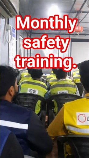Monthly safety training. #viralvideo #sefty #youtubeshorts #inshorts insh