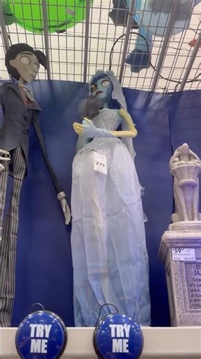 Corpse Bride Emily and Victor animatronics