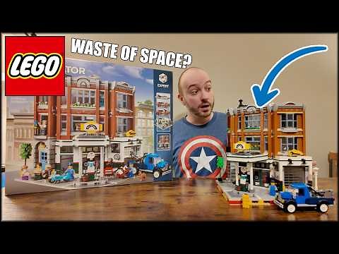 Wasted Space? LEGO Corner Garage Modular Building! 10264 (2019) REVIEW! Sealed Box!