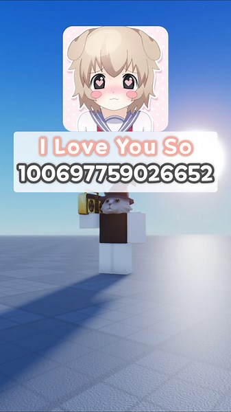 🩷 『I Love You So』 로블록스 노래코드