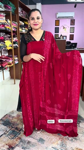 Pure Viscose Georgette Unstitched Suits