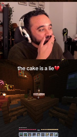 The cake is a lie i guess 🙂 67 #squeex #twitch #minecraft #gaming #fyp