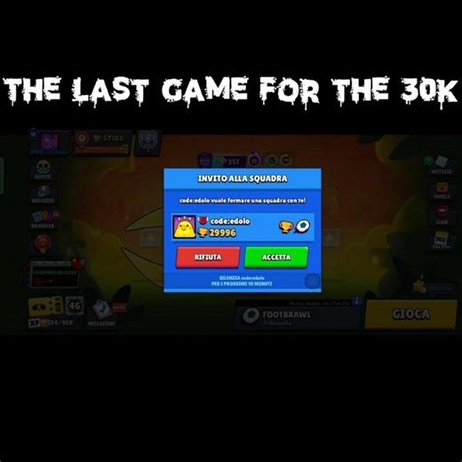 The last game for 30k Code:Edolo✨