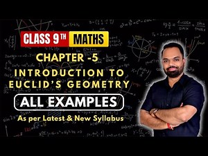 Examples Chapter 5 Class 9 maths | Introduction to Euclid geometry class 9 examples