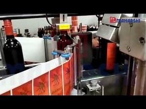 Double Side Sticker Labelling Machine | Two Side Label Applicator | Maharshi